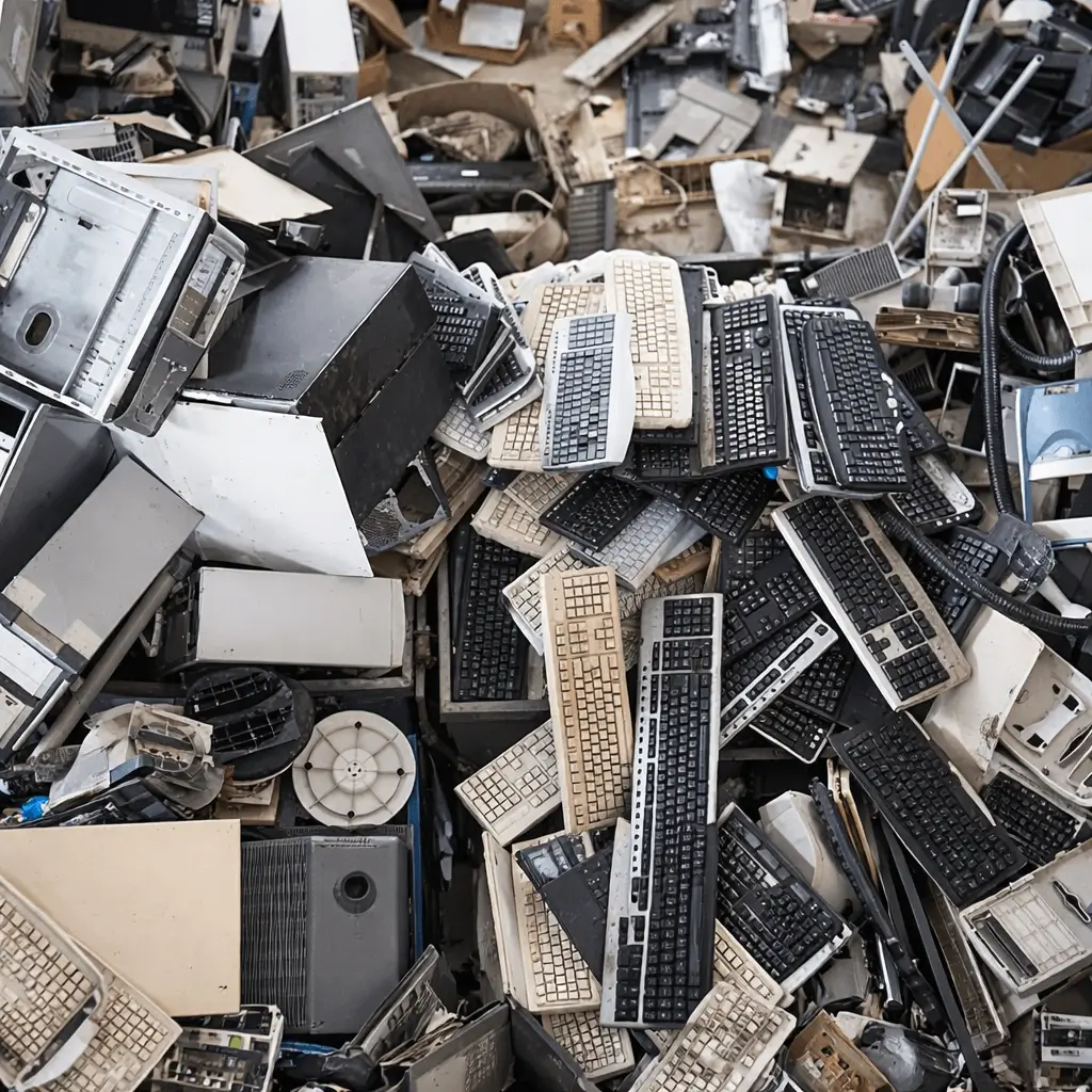 E-waste scrap collection and disposal