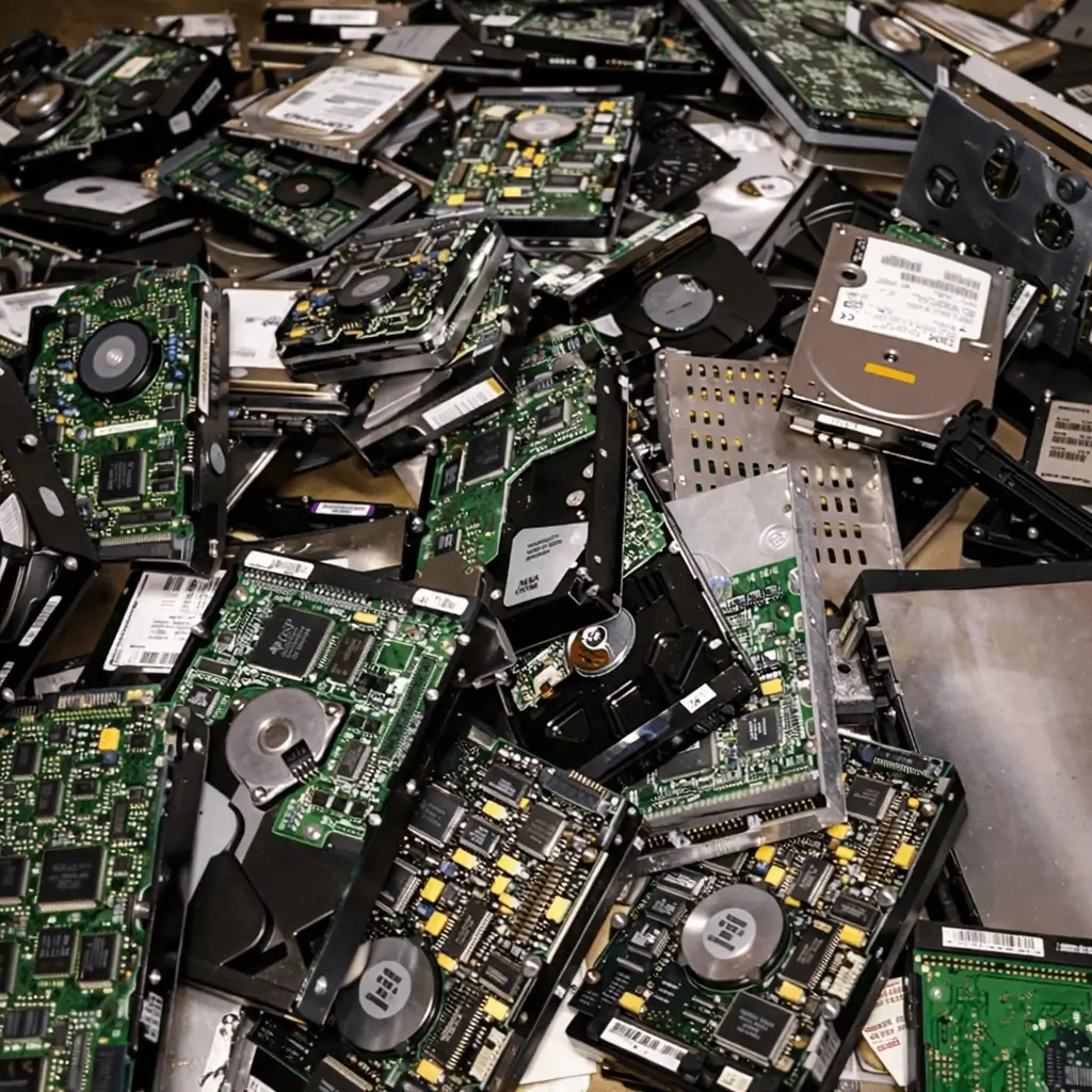 E-waste scrap collection and disposal