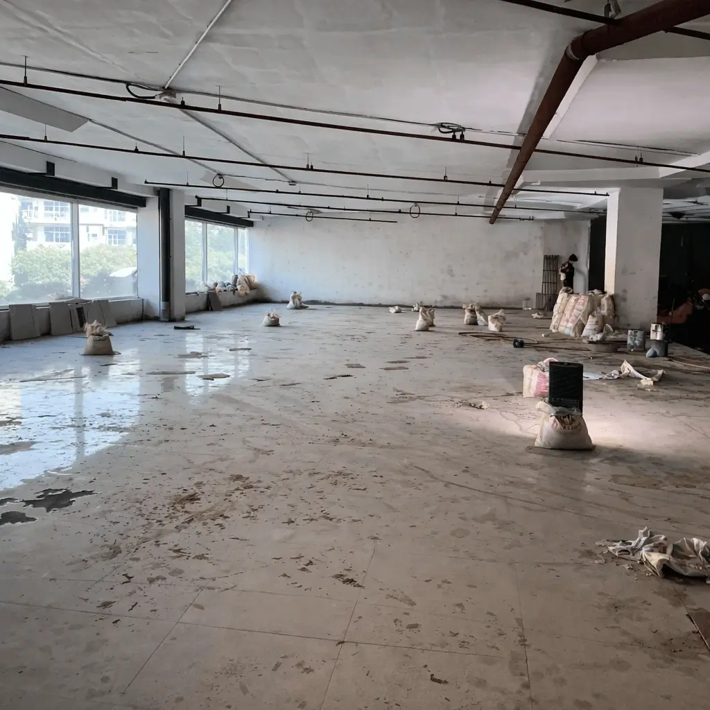 Commercial office bare shell condition